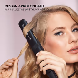 Bellissima Imetec Piastra Creativity, Capelli Lisci o Mossi, Rivestimento Ceramica Diamond, 5 Temperature 150/230°C, funzione Memory, Calore Costante, Riscaldamento Rapido - Vista aggiuntiva 5