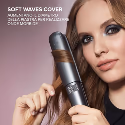 Bellissima Imetec Creativity Multistyle, Piastra per capelli Lisci o Mossi, Rivestimento ceramica, Particelle Diamante, Cheratina, Piastre Flessibili e Calde Anche Esternamente, 5 temperature 150-230°C - Vista aggiuntiva 5