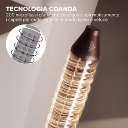 Bellissima Imetec Prodigy | Styler Digitale ad aria calda 6 in 1 - Onde, Ricci, Liscio Volume Senza Danni ai Capelli - Tecnologia Ion-Ceramic HI-Pro - Tecnologia Coanda - Controllo del Calore - Vista aggiuntiva 4