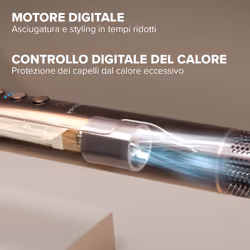 Bellissima Imetec Prodigy | Styler Digitale ad aria calda 6 in 1 - Onde, Ricci, Liscio Volume Senza Danni ai Capelli - Tecnologia Ion-Ceramic HI-Pro - Tecnologia Coanda - Controllo del Calore - Vista aggiuntiva 5