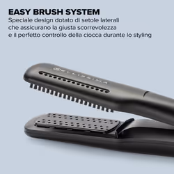 Bellissima Imetec AirSleek, Piastra lisciante 2in1, asciuga e crea un liscio naturale con l'aria, capelli protetti senza calore estremo, ionizzatore, rivestimento in ceramica e cheratina. 2 temperature - Vista aggiuntiva 5