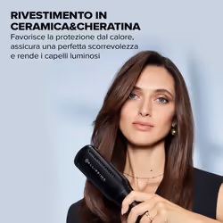 Bellissima Imetec AirSleek, Piastra lisciante 2in1, asciuga e crea un liscio naturale con l'aria, capelli protetti senza calore estremo, ionizzatore, rivestimento in ceramica e cheratina. 2 temperature - Vista aggiuntiva 6