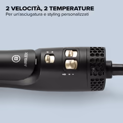Bellissima Imetec AirSleek, Piastra lisciante 2in1, asciuga e crea un liscio naturale con l'aria, capelli protetti senza calore estremo, ionizzatore, rivestimento in ceramica e cheratina. 2 temperature - Vista aggiuntiva 7