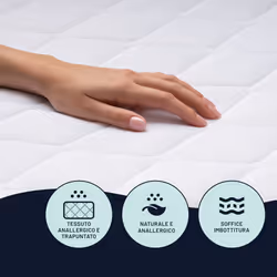 Imetec Scaldasonno Adapto maxi coprimaterasso singolo 195x90 cm, basso consumo, riscaldamento rapido, temperatura personalizzata, tessuto anallergico trapuntato, comando a 6 temperature - Vista aggiuntiva 4