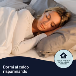 Imetec Scaldasonno Adapto maxi coprimaterasso singolo 195x90 cm, basso consumo, riscaldamento rapido, temperatura personalizzata, tessuto anallergico trapuntato, comando a 6 temperature - Vista aggiuntiva 6