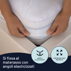 Imetec Scaldasonno Adapto maxi coprimaterasso matrimoniale 195x165 cm, Basso consumo, Riscaldamento rapido, Temperatura personalizzata, Tessuto anallergico trapuntato, Doppio comando, 6 temperature - Vista aggiuntiva 5