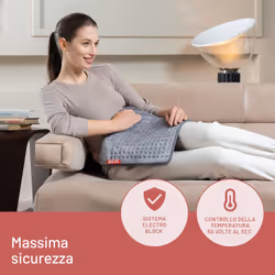 Imetec Intellisense Comfort, Termoforo multiuso, Cuscino termico, Per schiena e addome, Tasca per mani, Rapido riscaldamento, Tessuto anallergico, 5 temperature, Electro block di sicurezza, Lavabile - Vista aggiuntiva 5