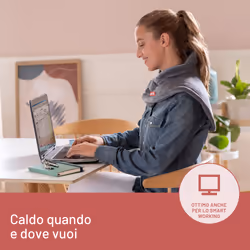 Imetec Intellisense Cervical, Termoforo per Cervicale e Spalle, Cuscino Termico, 47x52 cm, Tessuto Anallergico, 5 Temperature, Electro Block di Sicurezza, Riscaldamento Rapido, Lavabile in Lavatrice - Vista aggiuntiva 7