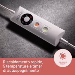 Imetec Scaldapiedi Tecnologia Intellisense, 52x54 cm, 5 temperature, Rapido riscaldamento - Vista aggiuntiva 6