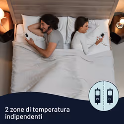 Imetec Scaldasonno matrimoniale 150x160 cm, 50% Lana e merino, 2 temperature, Dispositivo sicurezza electro block, Made in italy - Vista aggiuntiva 5