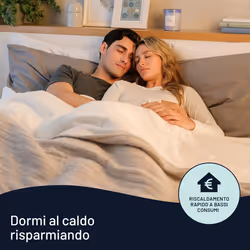 Imetec Scaldasonno matrimoniale 150x160 cm, 50% Lana e merino, 2 temperature, Dispositivo sicurezza electro block, Made in italy - Vista aggiuntiva 6