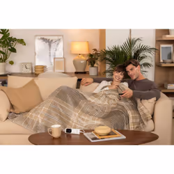 Daga 16875 scaldaletto Coperta elettrica 110 W Beige Microfibra
