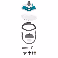 Polti Vaporetto SV450_Double Scopa a vapore 0,3 L 1500 W Turchese, Bianco - Vista aggiuntiva 4