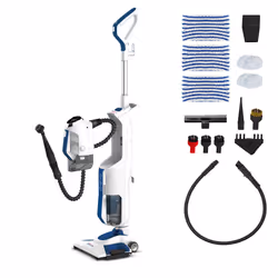 Polti Vaporetto 3 Clean Aspirapolvere verticale AC Secco e bagnato Schiuma Senza sacchetto 0,5 L 1700 W Blu, Bianco - Vista aggiuntiva 5