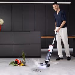 Polti WD10 Aspirapolvere a bastone 2 in 1 AC Secco e bagnato HEPA Senza sacchetto 750 W Nero, Bianco - Vista aggiuntiva 2