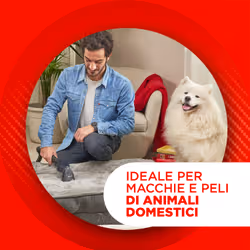 Polti StainOver Pet SC40, lavatappeti con funzione pulitore a vapore e apposita spazzola con serbatoio per i peli degli animali - Vista aggiuntiva 4