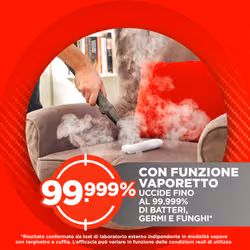 Polti StainOver Pet SC40, lavatappeti con funzione pulitore a vapore e apposita spazzola con serbatoio per i peli degli animali - Vista aggiuntiva 5