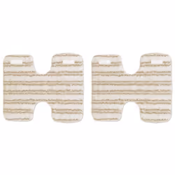 Set di 2 pezzi di manicotti per testine di aspirapolvere a vapore materiale: microfibra - 90% poliestere, 10% poliammide adat ...