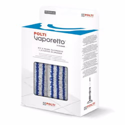 Polti PAEU0357 accessorio per lavare Panno monouso per mocio Blu, Bianco - Vista aggiuntiva 4