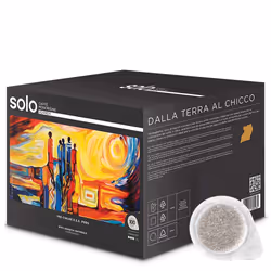 Polti 100 Cialde SOLO Caffè Monorigine Uganda, Cialde caffè, Caffè, 7 g, Tostatura leggera, Easy Serving Espresso pod (E.S.E. ...