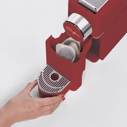 Polti Coffea S18R, macchina per caffè a cialde E.S.E. da 44 mm, 0,85 l, rosso - Vista aggiuntiva 2