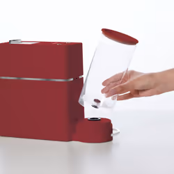Polti Coffea S18R, macchina per caffè a cialde E.S.E. da 44 mm, 0,85 l, rosso - Vista aggiuntiva 4