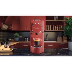 Polti Coffea S18R, macchina per caffè a cialde E.S.E. da 44 mm, 0,85 l, rosso - Vista aggiuntiva 6