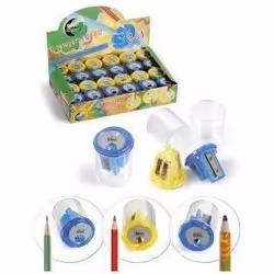 Lebez 348A, Temperamatite manuale, Multicolore, Plastica, 24 pz