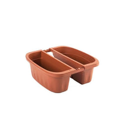Bama - Balconetta Doppia 'Klunia' Cm 40 x 19,8 x 18,5 - Lt.7 Verde
