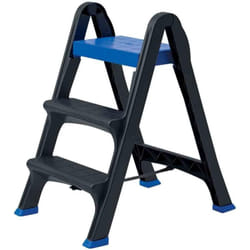 Bama - 10900A Scaletta 3 Gradini, Sgabello Skala Colori Assortiti