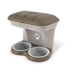 Bama - Ciotola Da Parete Per Animali In Plastica 48x27x42cm 19040