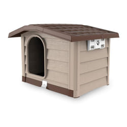 Fraschetti - bama cuccia bungalow per animali cane gatto 110 x 94 x 77 cm large beige