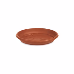 SOTTOVASO ROTONDO 16 CM SOTTOVASO ROTONDO D16 Sotto vaso tondo universale Colore: Terracotta Antishock Resistente all'azione ...
