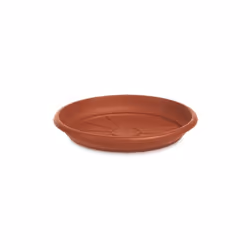 SOTTOVASO ROTONDO D30 Sotto vaso tondo universale Colore: Terracotta Antishock Resistente all'azione deteriorante dei raggi U ...