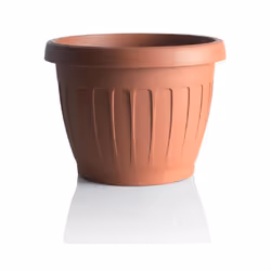 VASO DA GIARDINO TERRA TONDO 50 CM E’ una linea coordinata e completa di vasi. dalla forma attuale e dal design attraente. Re ...