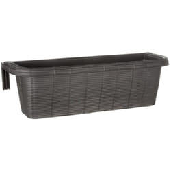 Fioriera Rondine Paglia 60 cm di Bama balcone con agganci regolabili vari colori antracite