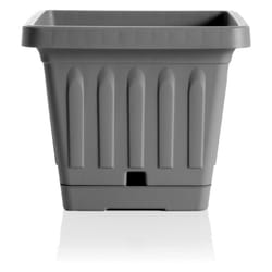 Vaso Terra Quadrato Grigio 20x20 Bama