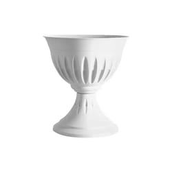 Vaso Vasi Fioriera da Giardino a Colonna 43 cm Bianco Altezza 46cm - Bama