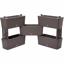 Un kit da 5 fioriere collegabili tra loro per realizzare composizioni infinite. Un modo per delimitare spazi particolari con  ...