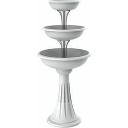 Bama - Ciotola Per Fiori Con Colonna 'Trevi' Cm 30/40/50 - Grigio