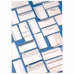 Blasetti Gommato 100, Bianco, Carta, 100 g/m², 120 mm, 180 mm, 500 pz