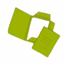 Blasetti Rubino, Cartella a soffietto espandibile, Verde, 150 g/m², 250 mm, 335 mm, 500 pz