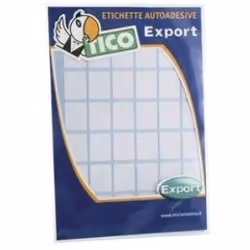 Tico E-11870, Bianco, 118 mm x 70 mm, 20 pz, 10 fogli