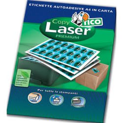 Tico Copy laser premium etichetta autoadesiva Bianco 1000 pz