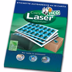Tico Copy laser premium, Bianco, A4, Carta, 64,6 mm, 33,8 mm, 2400 pz
