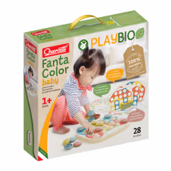 Quercetti Fantacolor Baby Playbio, 1 anno/i, Plastica, Multicolore