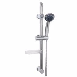 Saliscendi serie Star: - Cromato - 5 funzioni - Anticalcare - Diametro: 8 cm - Attacco universale da 1-2Set saliscendi, metal ...