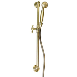 Idro Bric - Saliscendi retro' con doccino a 1 getto vecchio ottone