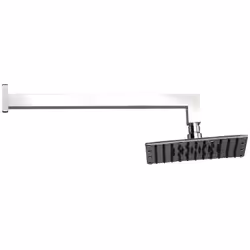 COMPLETO BRACCIO DOCCIA OTTONE CON SOFFIONE PIATTO QUADRO CM 20x20COMPLETO BRACCIO DOCCIA OTTONE CON SOFFIONE PIATTO QUADRO 2 ...