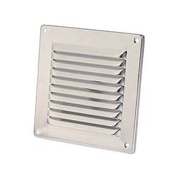Idro Bric - Griglia di areazione 150x150 in alluminio con rete